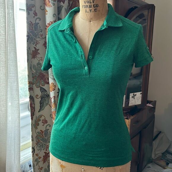 Nike Golf Dri Fit Green Polo Size Small - Picture 1 of 8